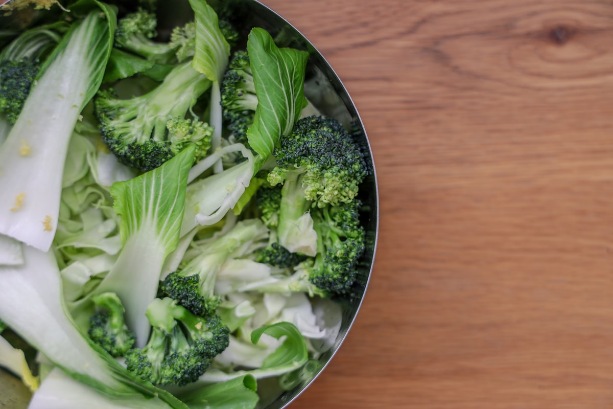 Raw fresh vegetables showcasing nutrition
